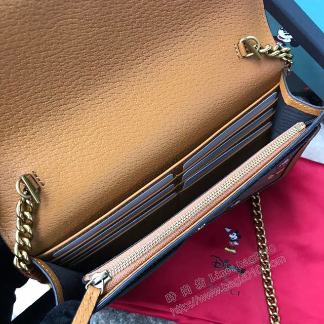 Gucci錢包 古馳2020新款 鑲鑽蜜蜂五金 Gucci翻蓋錢包 499359黑色全皮  gdj1089